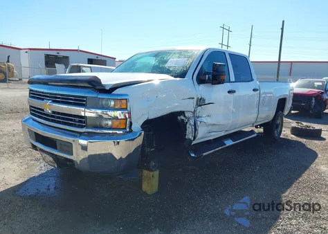 2015 Chevrolet Silverado 2500Hd Wt из США, поврежденный, VIN 1GC1KUEG7FF557005